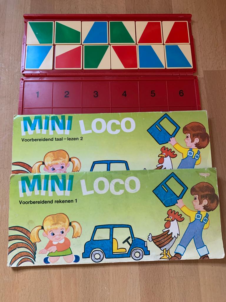 Mini Loco met 2 boekjes: Taal en Rekenen, Ophalen, Gebruikt, Taal en Lezen