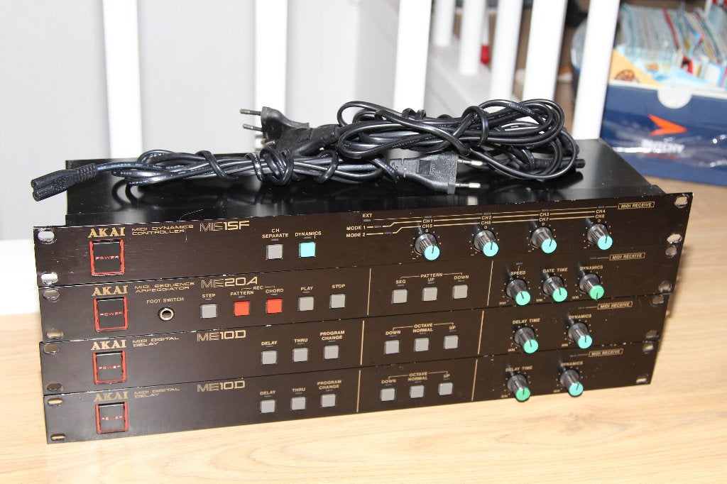 Akai midi apparatuur, ME20a/ME10d/ME15f vintage, Ophalen of Verzenden, Gebruikt