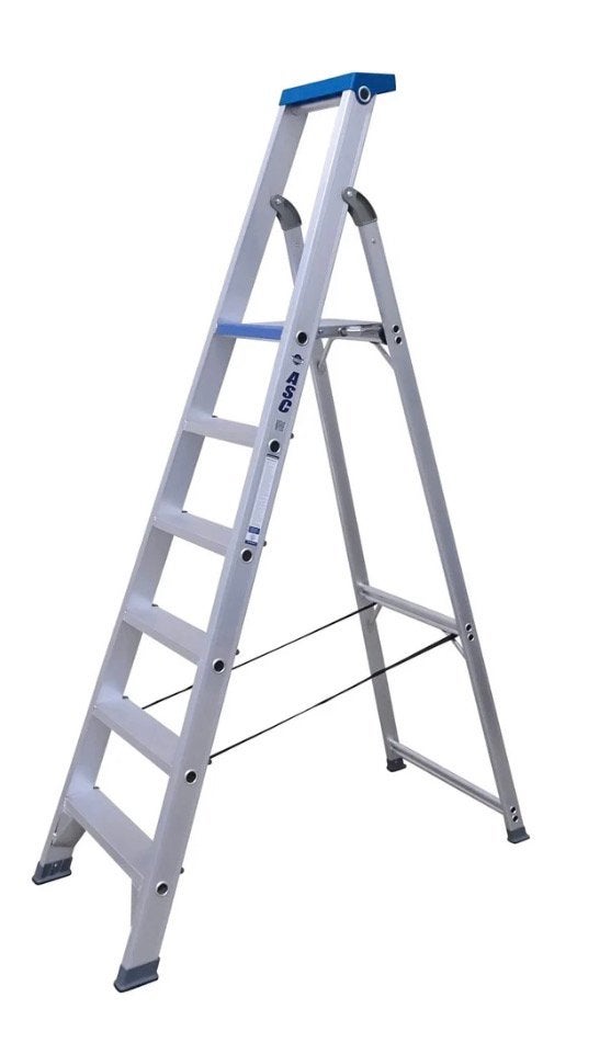 Aluminium bordestrap 6 treden, Ophalen, Nieuw, 2 tot 4 meter
