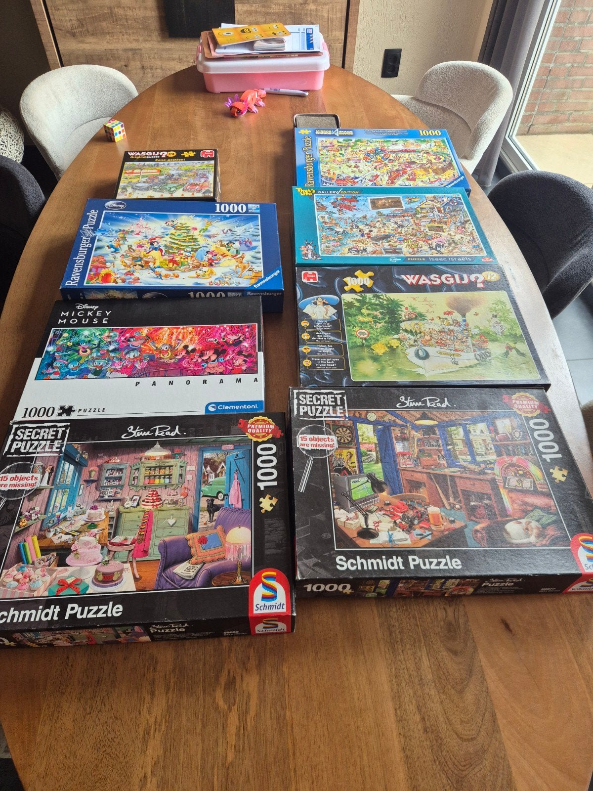 Legpuzzels (1000 stukjes), Ophalen, 500 t/m 1500 stukjes, Gebruikt, Legpuzzel