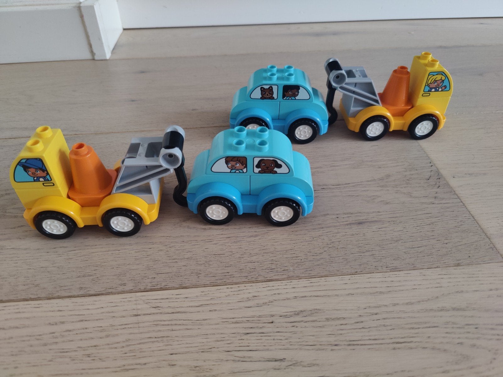 Lego Duplo. 2x Mijn eerste sleepwagen. 10883. Compleet, Ophalen, Gebruikt, Duplo, Complete set