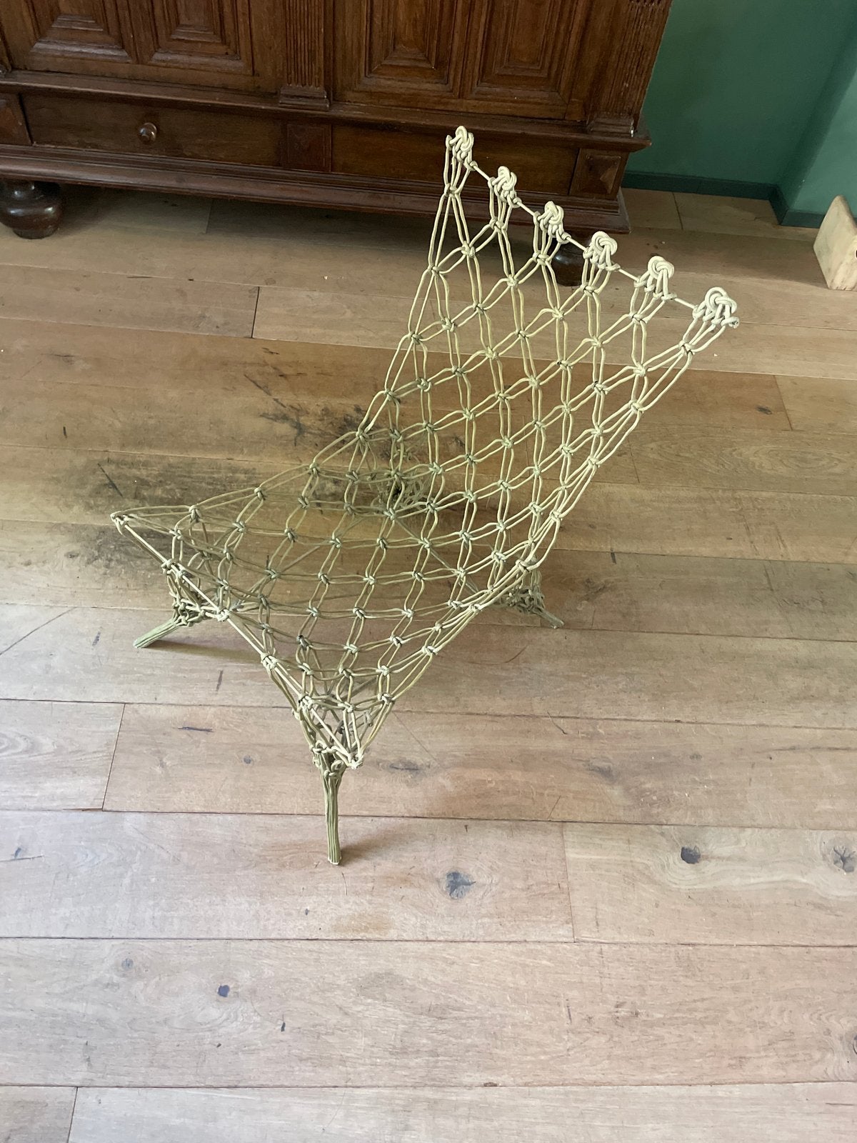 Marcel Wanders – Knotted Chair (origineel) – Topstaat, Ophalen, Stoel, Groen, Handgemaakt