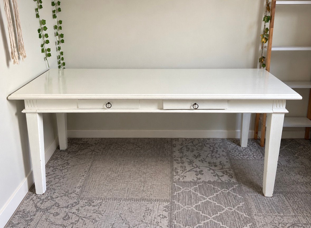 Mooi stevige tafel, Huis en Inrichting, Ophalen, Gebruikt, Teakhout, 50 tot 100 cm