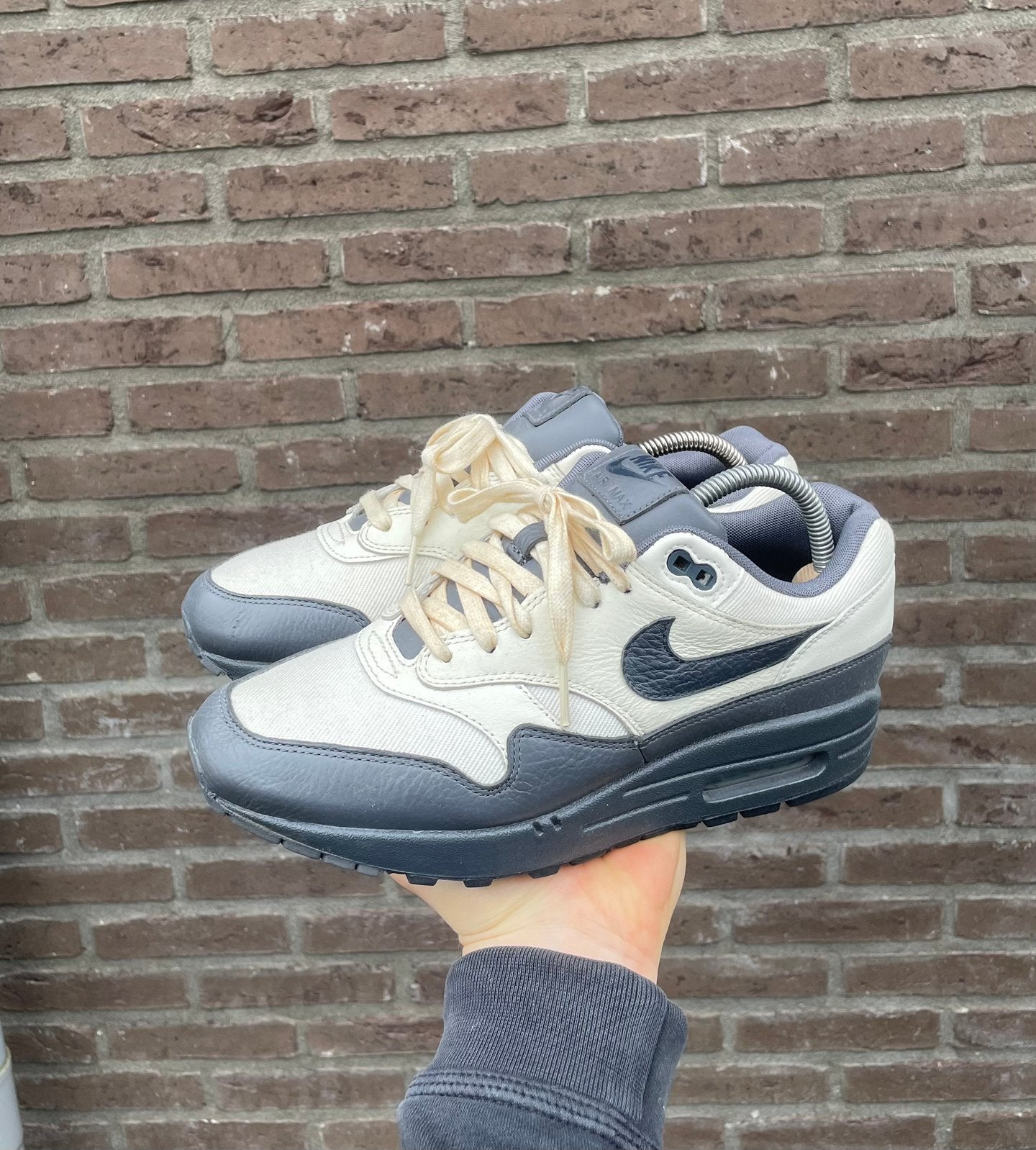 Nike Air Max 1 Premium Dark Obsidian, Overige kleuren, Ophalen of Verzenden, Sneakers of Gympen, Zo goed als nieuw