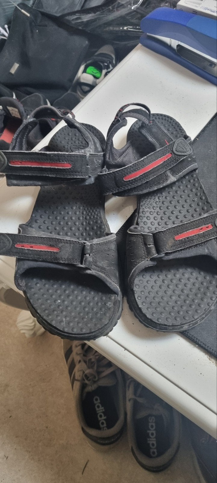 Nike ACG Sandalen - Zwart met rode accenten, Zwart, Nike ACG, Gedragen, Sandalen of Muiltjes