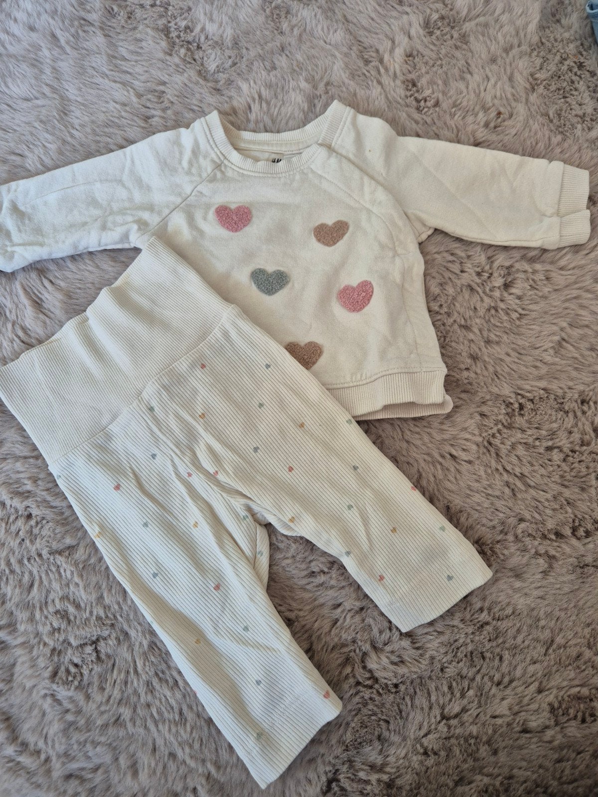Setje H&M maat 56, Meisje, H&M, Ophalen of Verzenden, Zo goed als nieuw