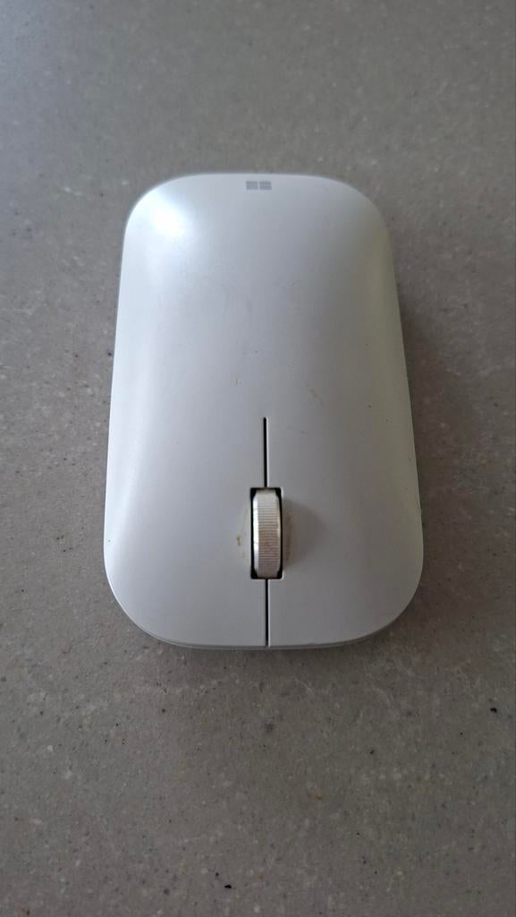Microsoft Bluetooth Muis - Wit, Draadloos voor Surface, Computers en Software, Muizen, Muis, Gebruikt, Ophalen of Verzenden, Draadloos