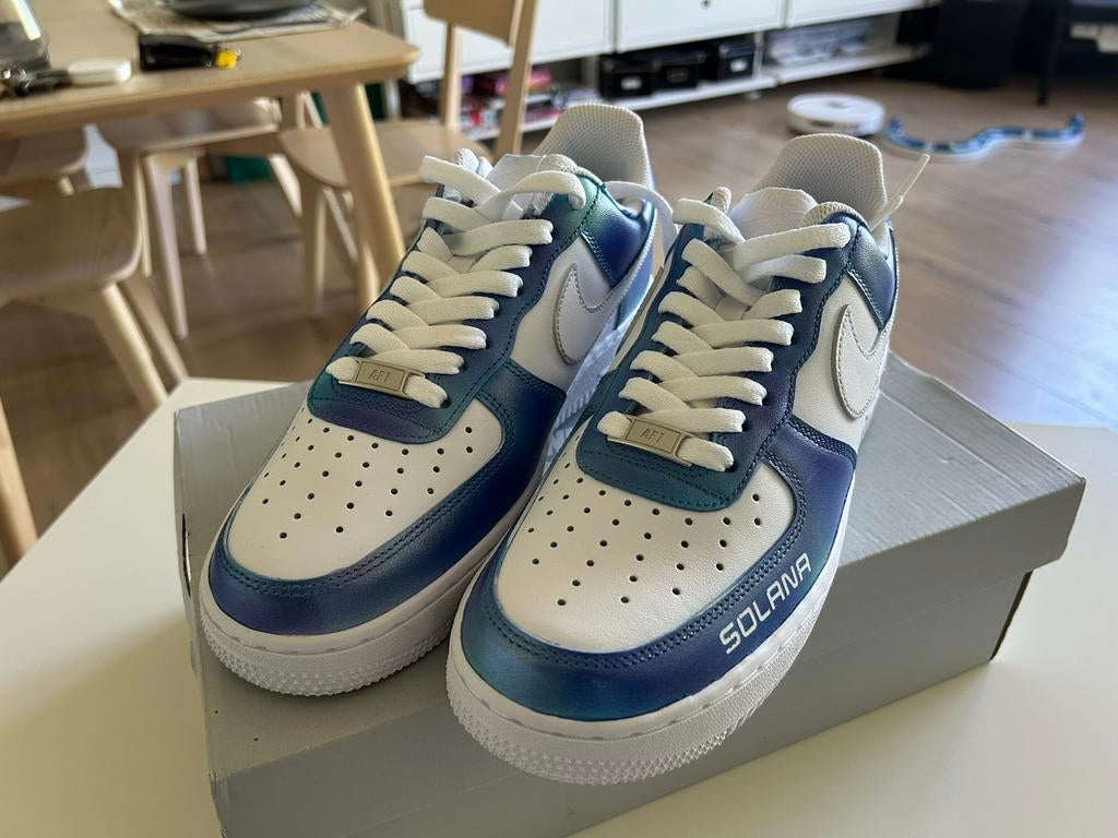 Nike Air Force 1 Custom Solana - Nieuw - Maat 41, Ophalen of Verzenden, Nieuw, Overige kleuren, Sneakers of Gympen