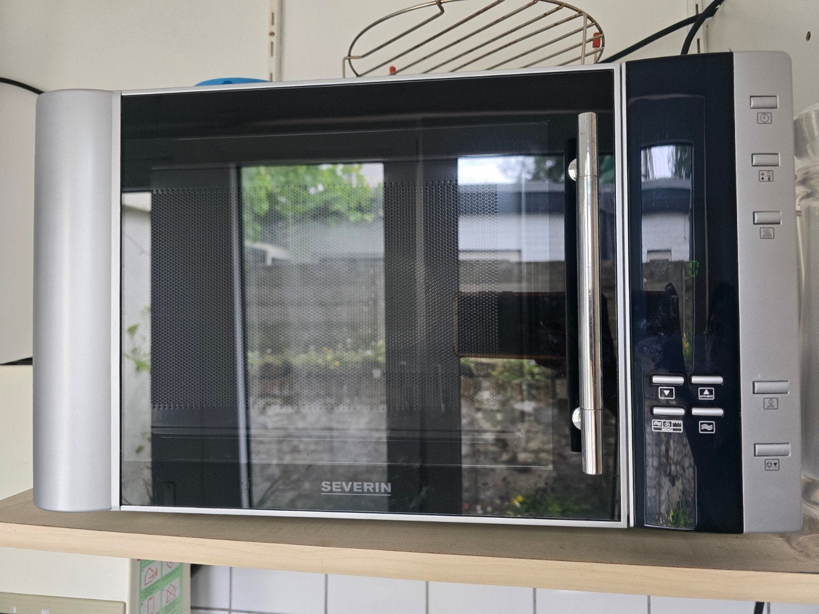 Severin combiMagnetron - Zilver/Zwart, Witgoed en Apparatuur, Magnetrons, Ophalen, Gebruikt, Grill, Magnetron