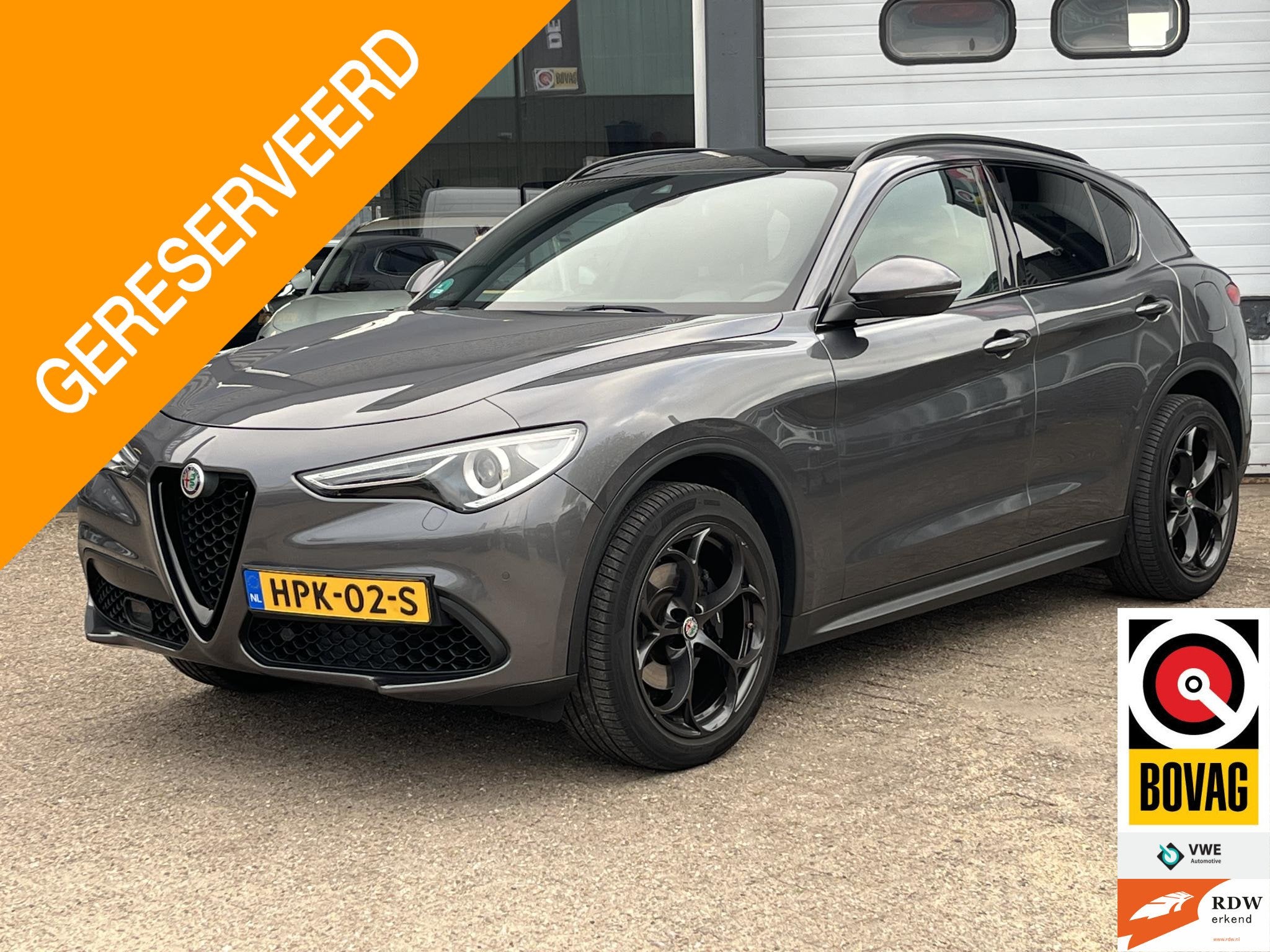 Alfa Romeo Stelvio 2.0 T AWD Veloce Special Edition Pano Tre, Automaat, Dealer onderhouden, Euro 6, 4 cilinders