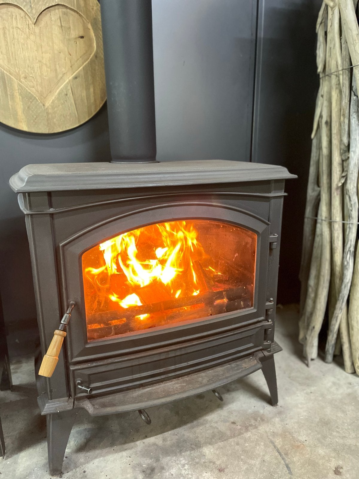 Dovre 760MD Houtkachel  Robuuste Gietijzeren Kachel  11 kW, Gebruikt, Houtkachel, Ophalen of Verzenden, Vrijstaand