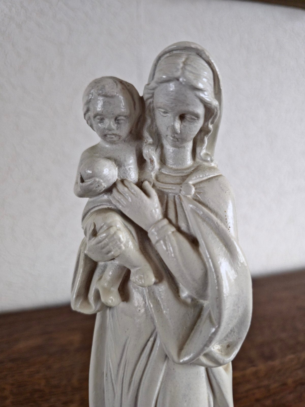 Vintage Maria met Kind Beeld - EIG. B.S.V. Made in Holland, Ophalen