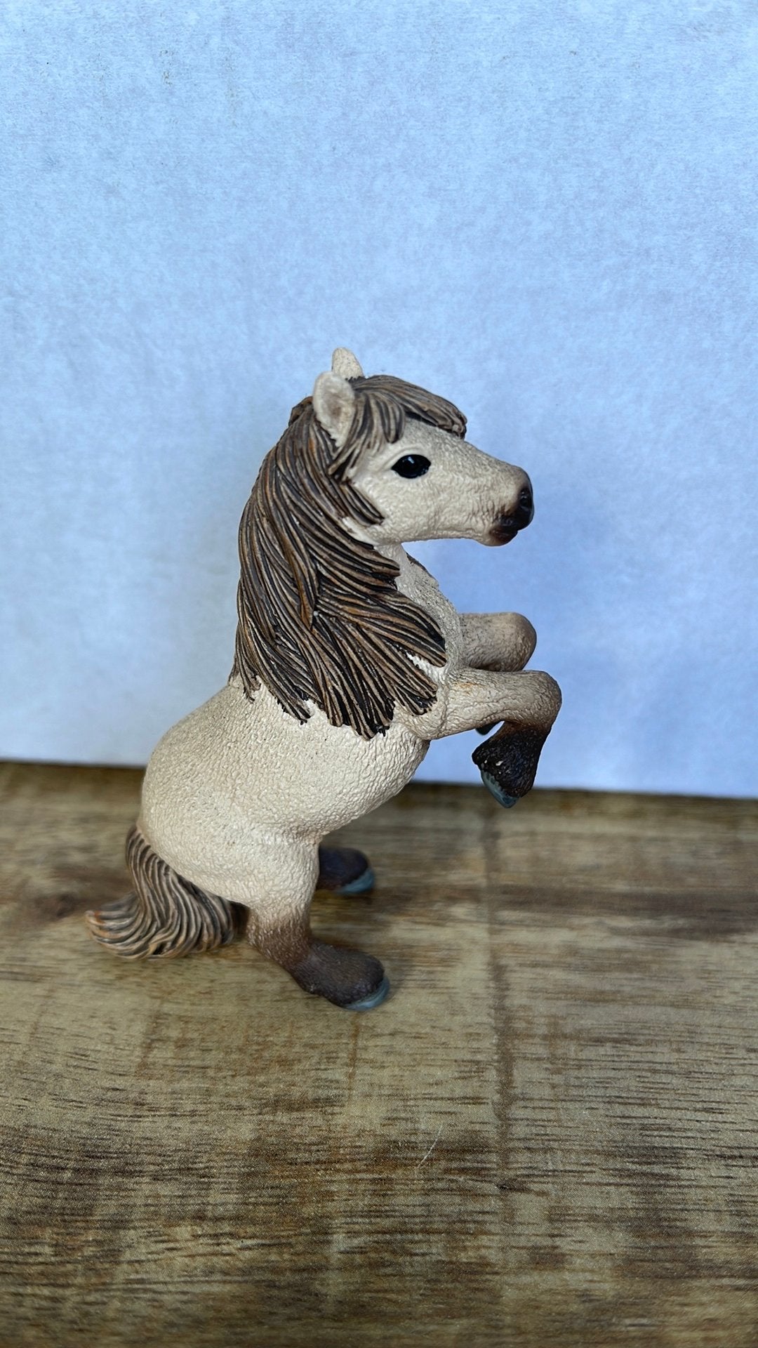 Schleich Mini Shetland Pony Hengst (modelnummer 13775), Ophalen of Verzenden, Gebruikt, Paard, Beeldje of Figuurtje