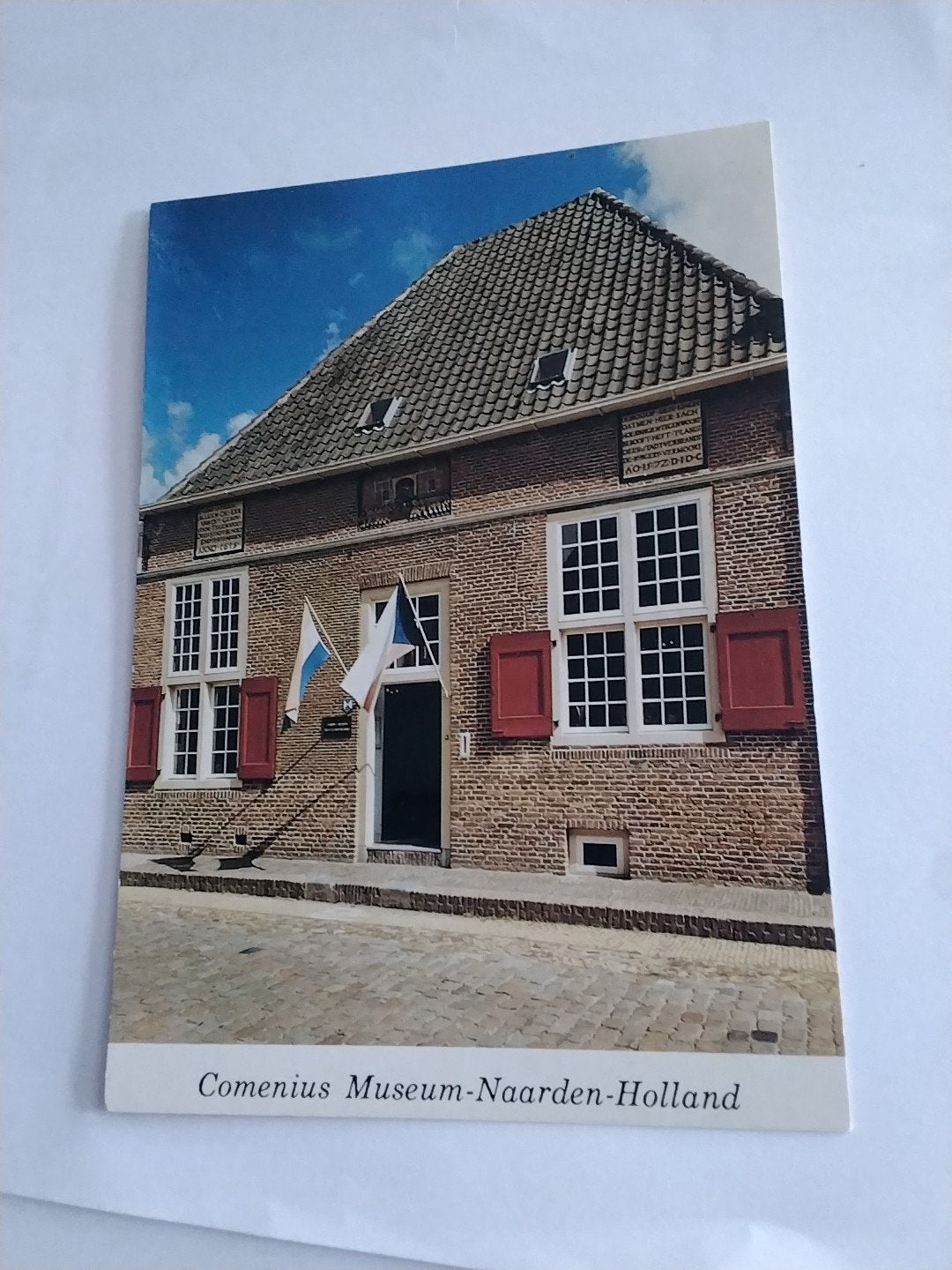Ansichtkaart Comenius Museum Naarden Holland, Verzamelen, Ophalen of Verzenden