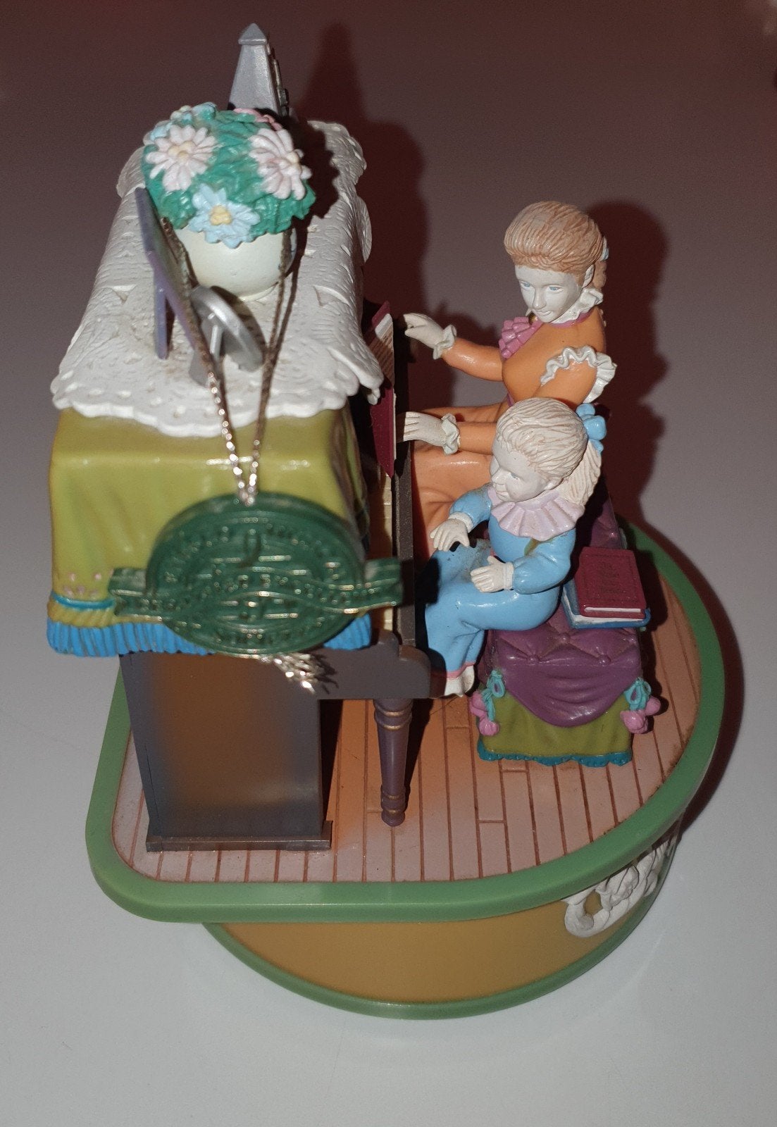 Muziekdoos enesco vintage duo moeder dochter piano 1992, Ophalen, Zo goed als nieuw