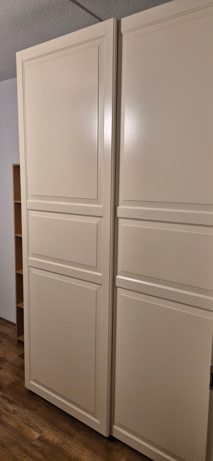 IKEA PAX Kledingkast met schuifdeuren en lades, Gebruikt, 100 tot 150 cm, 200 cm of meer, Modern