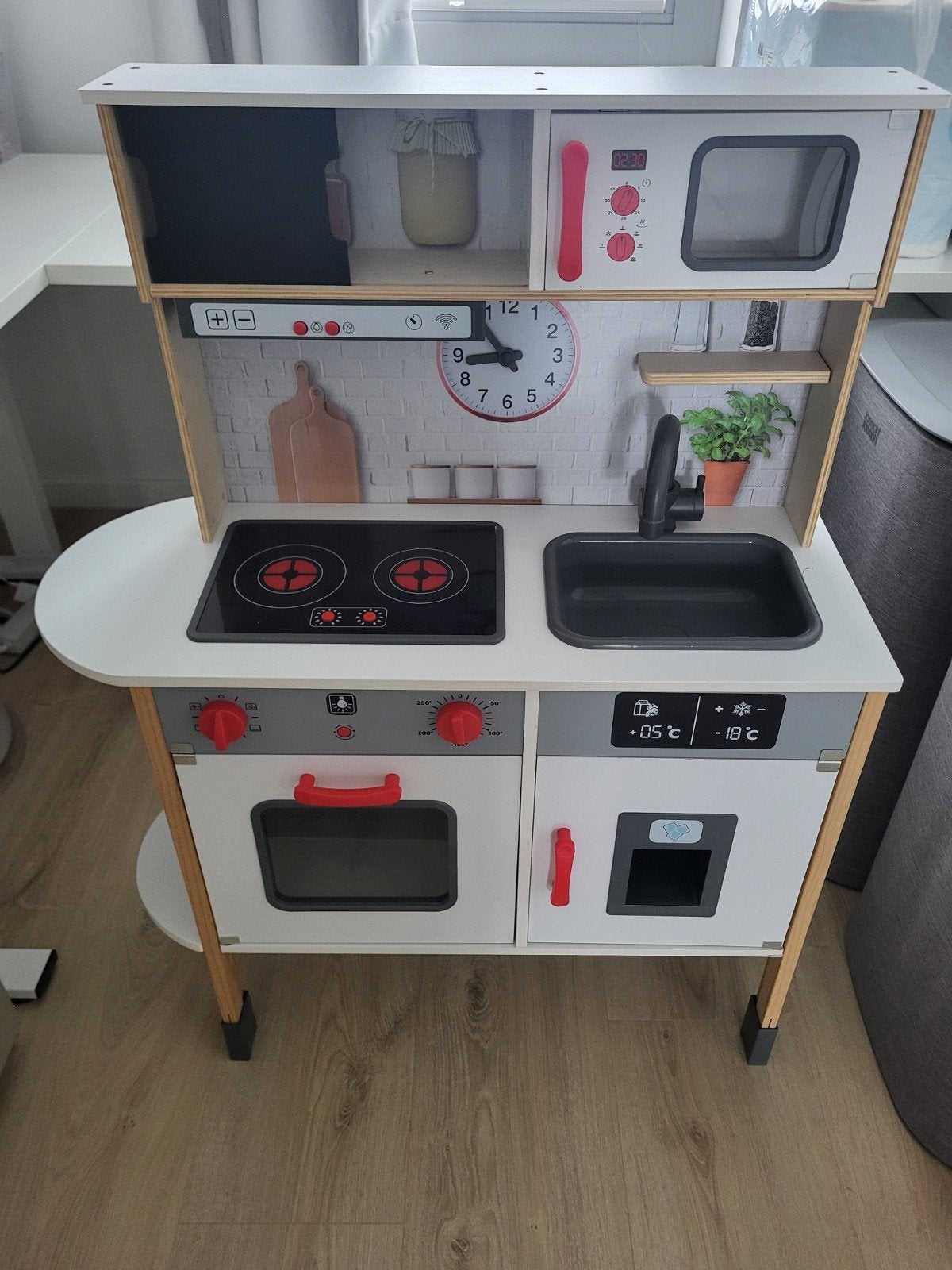 Zeer mooi speelkeukentje met veel extra's, Kinderen en Baby's, Ophalen, Zo goed als nieuw, Hout, Speelkeuken