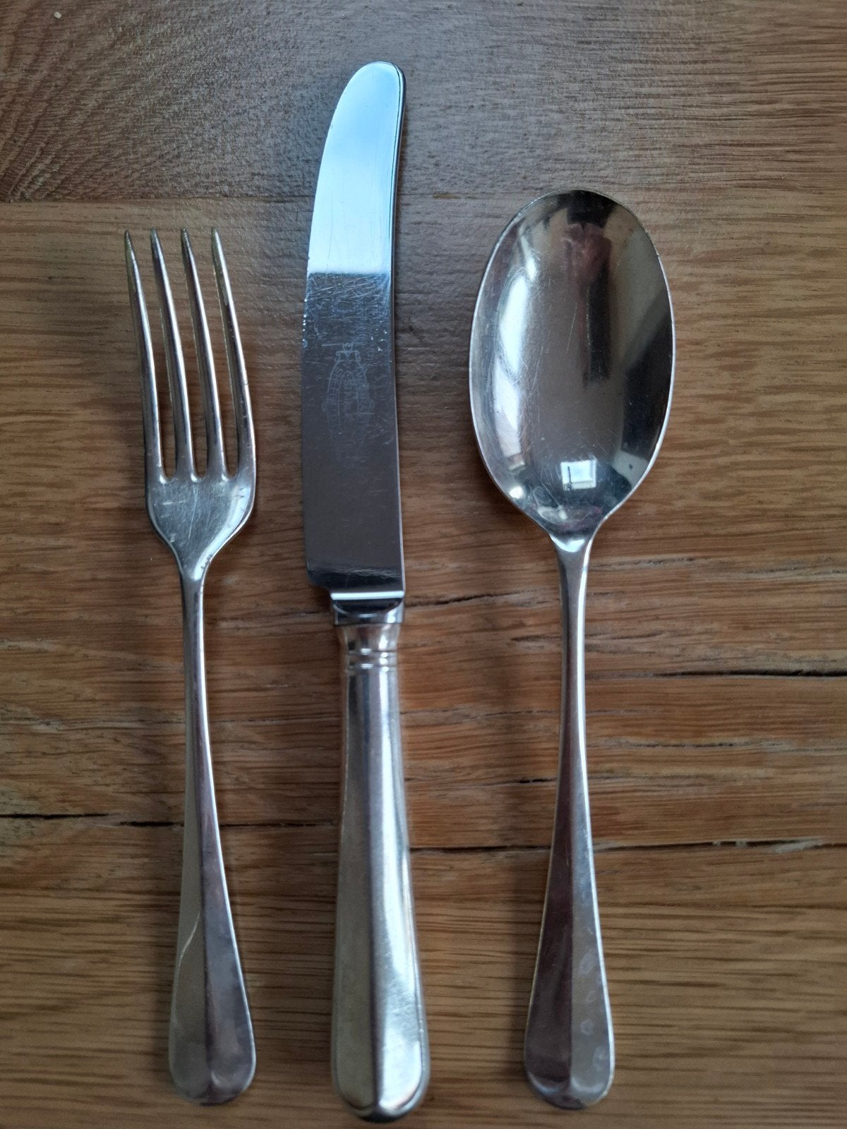 set vintage verzilverd bestek, Ophalen of Verzenden