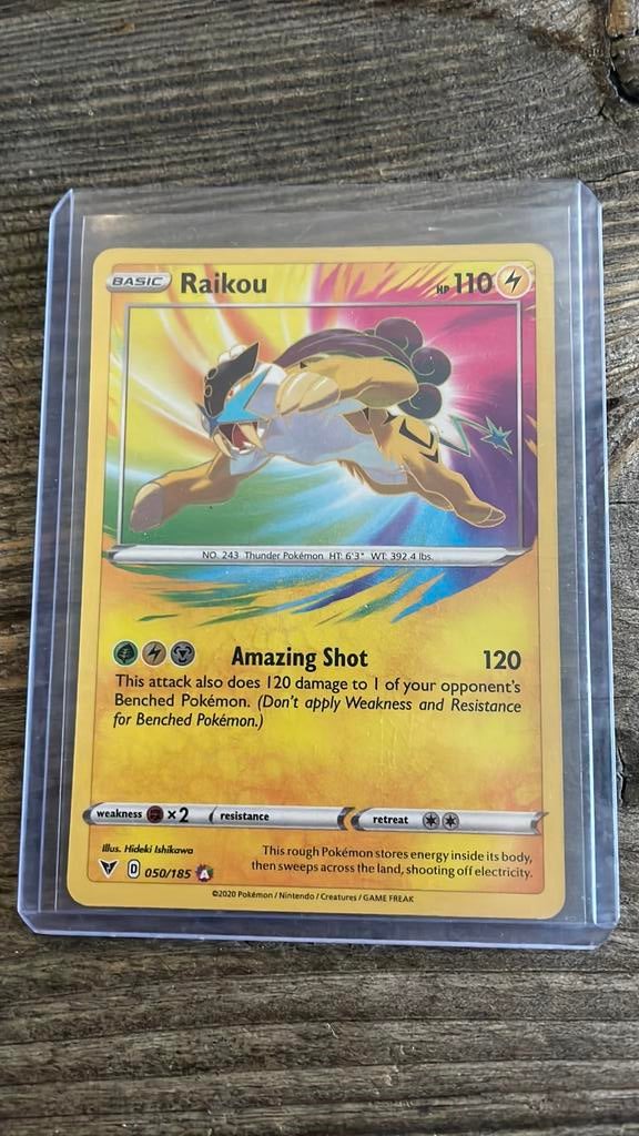 Raikou 050/185 Pokemon, Ophalen of Verzenden, Zo goed als nieuw