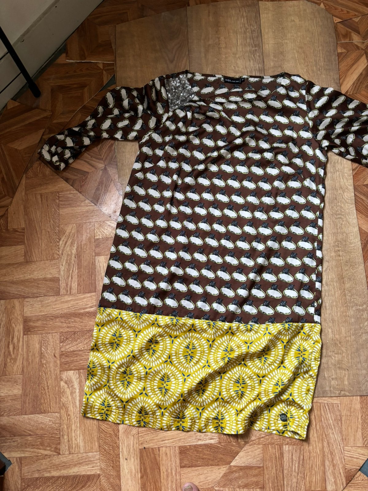 Soepele stof didi jurk m, Kleding | Dames, Ophalen of Verzenden, Zo goed als nieuw, Boven de knie