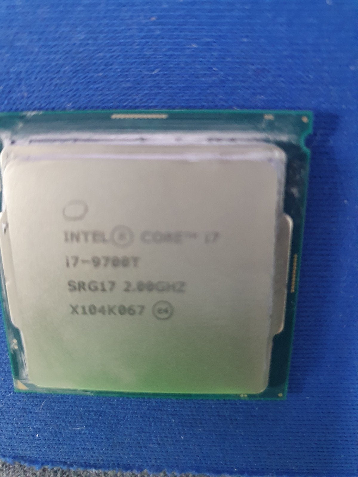 Intel Core i7-9700T Processor 2.00GHz SRG17, Computers en Software, 8-core, LGA 1151, Gebruikt, Intel Core i7-9700T