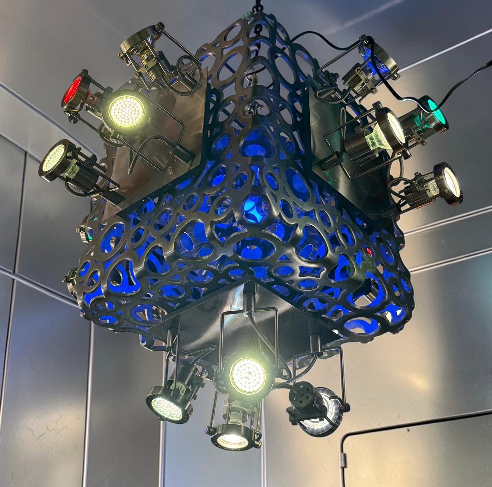 Kunstenaars Design lamp - 1 exemplaar wereldwijd, Ophalen, Zo goed als nieuw, Glas, Design kunst