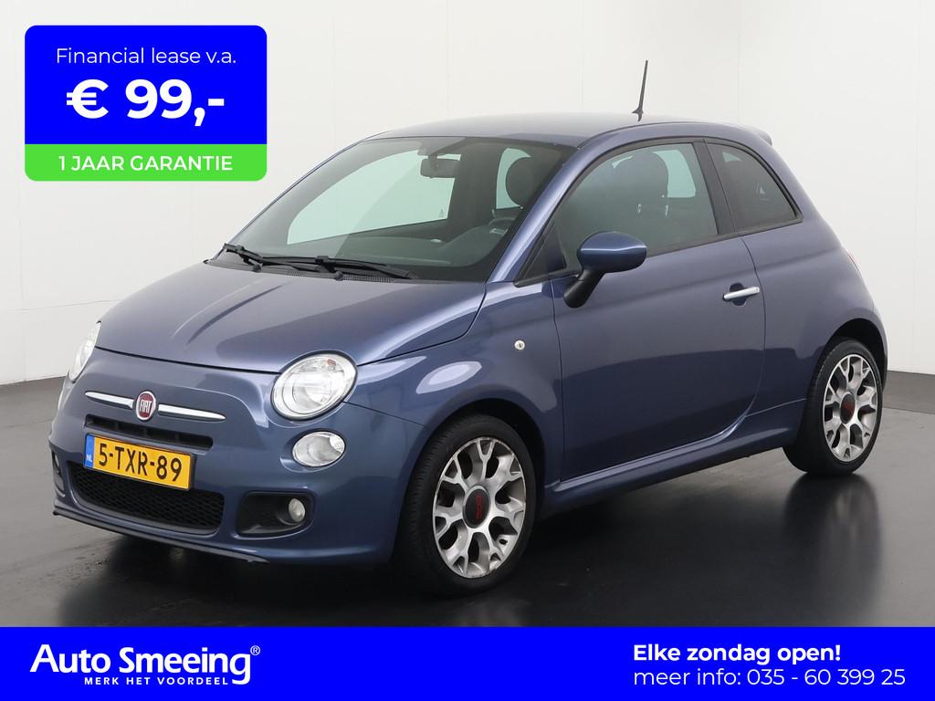 Fiat 500 0.9 TA Turbo 500S Sport | Zondag Open!, Auto's, Fiat, Voorwielaandrijving, 12 maanden, Gebruikt, Leder en Stof