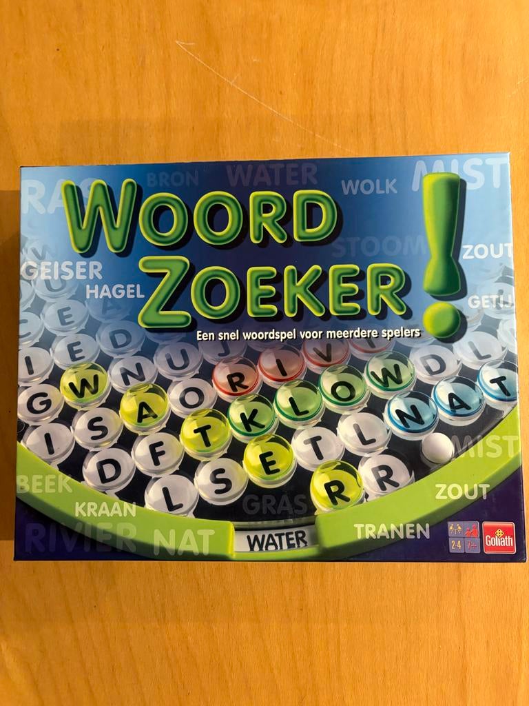 Woordzoeker - Een snel woordspel voor meerdere spelers, Ophalen of Verzenden, Minder dan 500 stukjes, Zo goed als nieuw, Overige typen