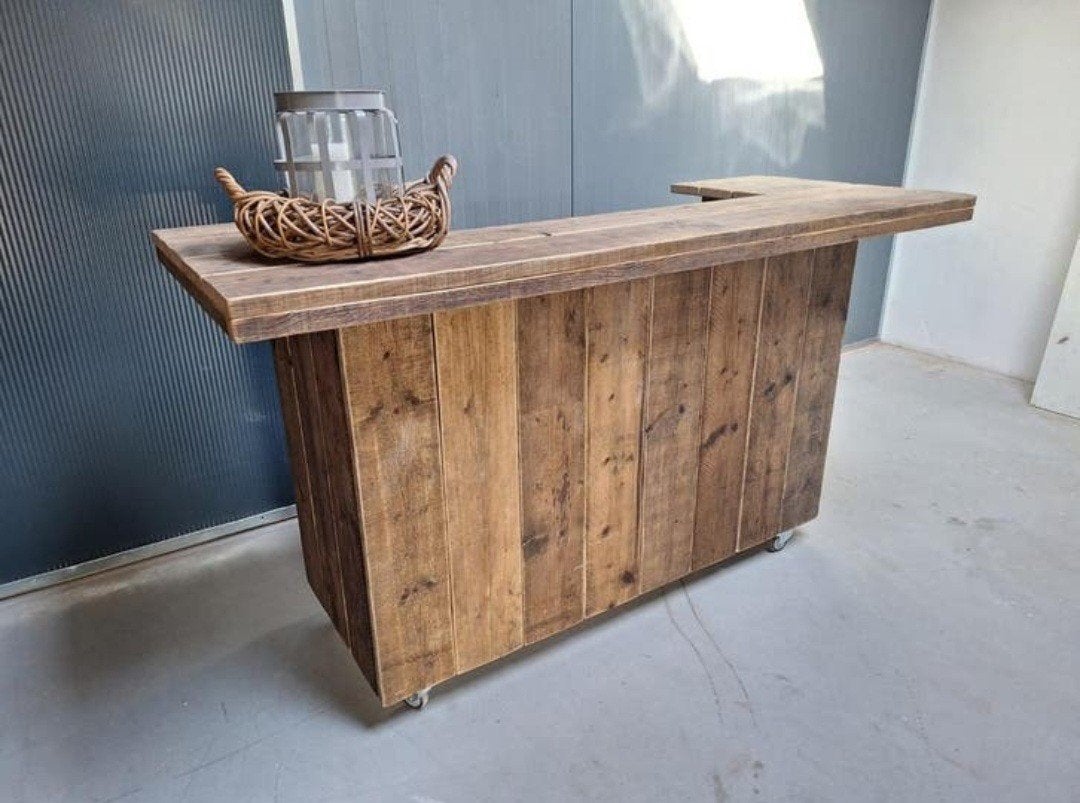 AANBIEDING Shotjes borrel bar mancave steigerhout douglas, Ophalen of Verzenden, Nieuw