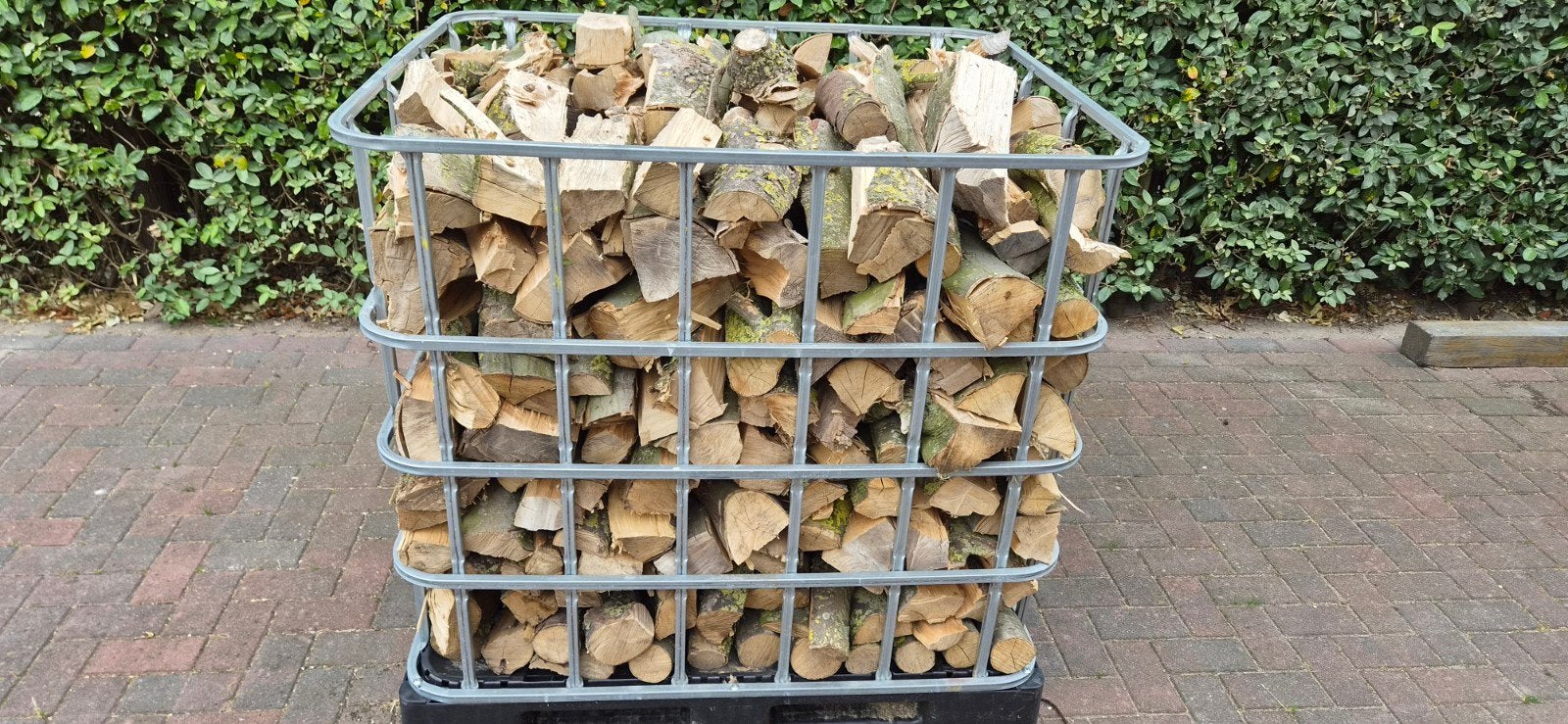 Haardhout mix, vrijwel droog, Tuin en Terras, Haardhout, 3 tot 6 m³, Ophalen, Essenhout, Blokken
