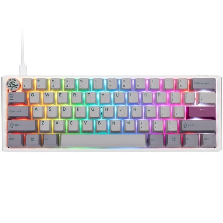Ducky One 3 Mini mist grey RGB gaming keyboard, Hot-swappable, Nieuw, Ophalen of Verzenden, Qwerty