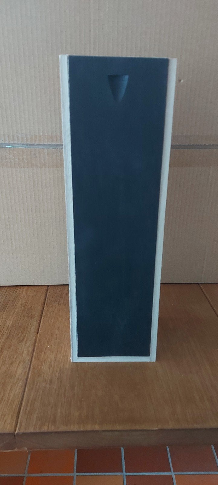 Wijnkistje met beschrijfbare schuifdeksel, Hout, Meerkleurig, Nieuw, Ophalen of Verzenden