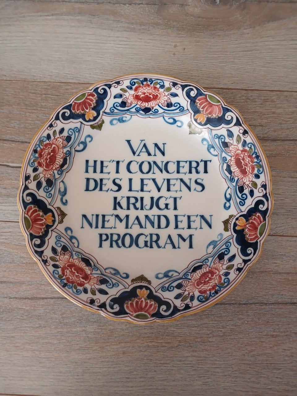 Sierbord Koninklijke Tichelaar Makkum, Ophalen