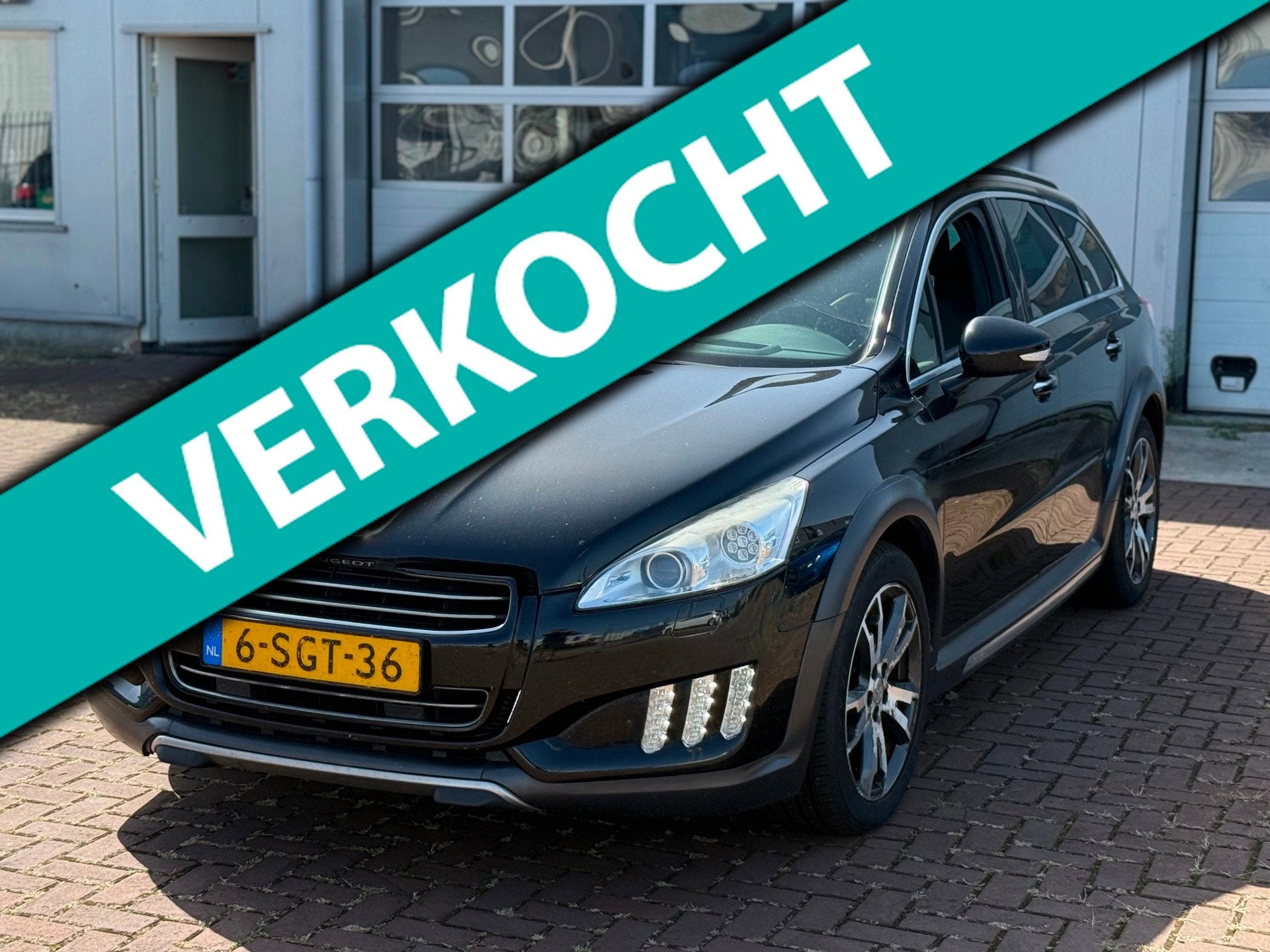 Peugeot 508 RXH 2.0 HDi Hybrid4 Export, Auto's, Automaat, Euro 5, Zwart, 4 cilinders