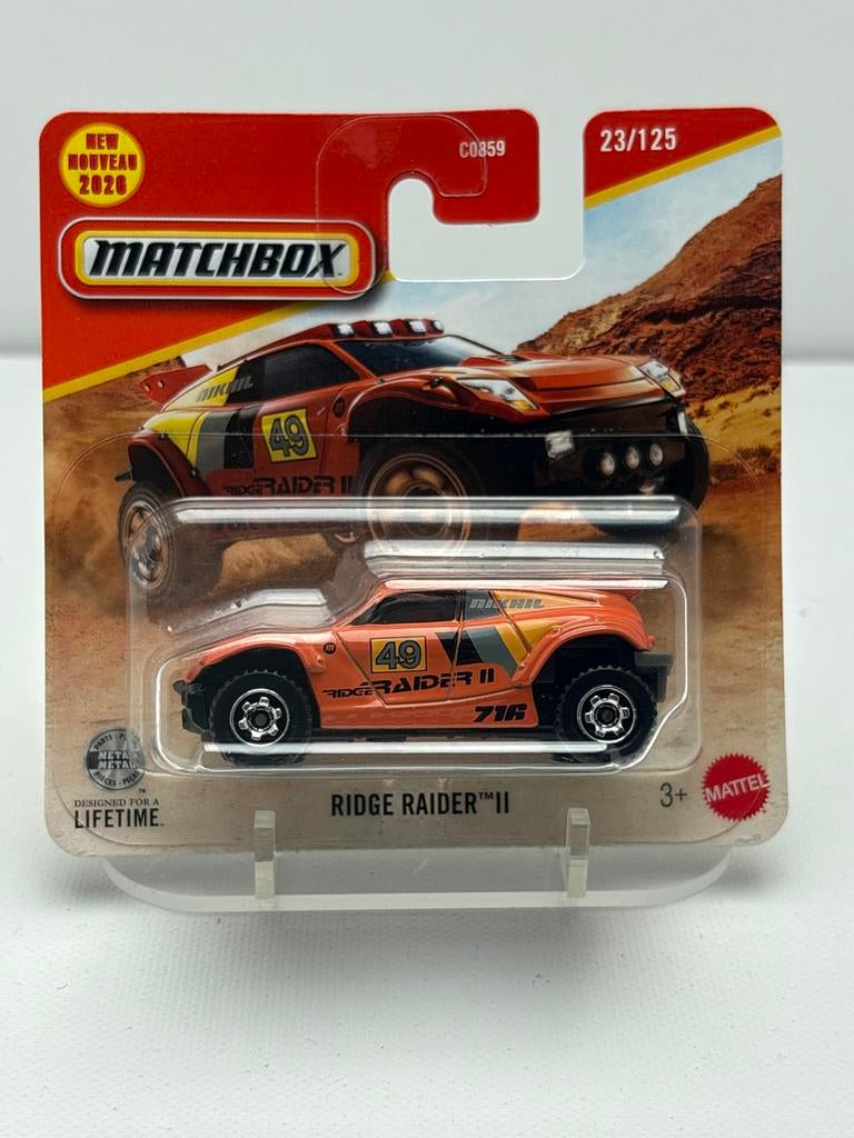 Matchbox Ridge Raider II - Nieuw in verpakking, Auto, Nieuw, Ophalen of Verzenden, Mattel