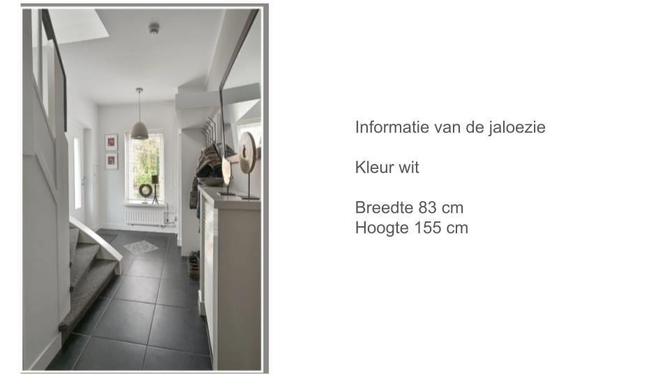 Houten jaloezien diverse maten, Ophalen, Mooie jaloezien, 100 tot 150 cm, Zo goed als nieuw