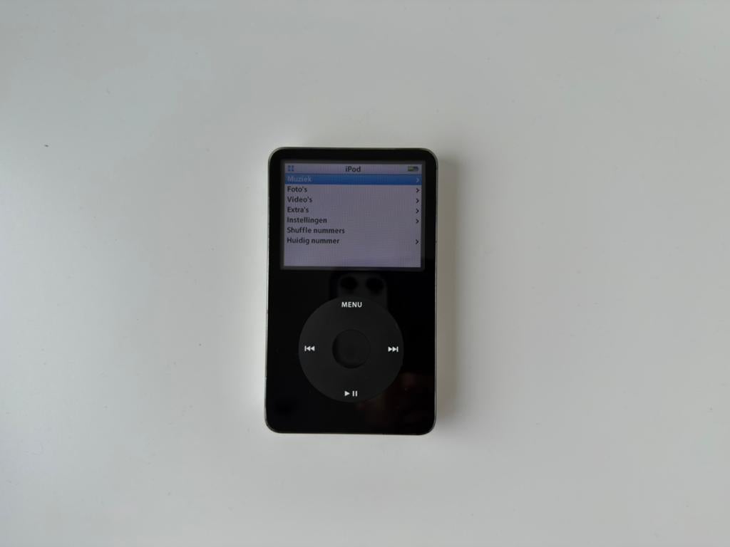 iPod Gen 5.5 Wolfson DAC 30GB, Gebruikt, Classic, Zwart, Ophalen of Verzenden
