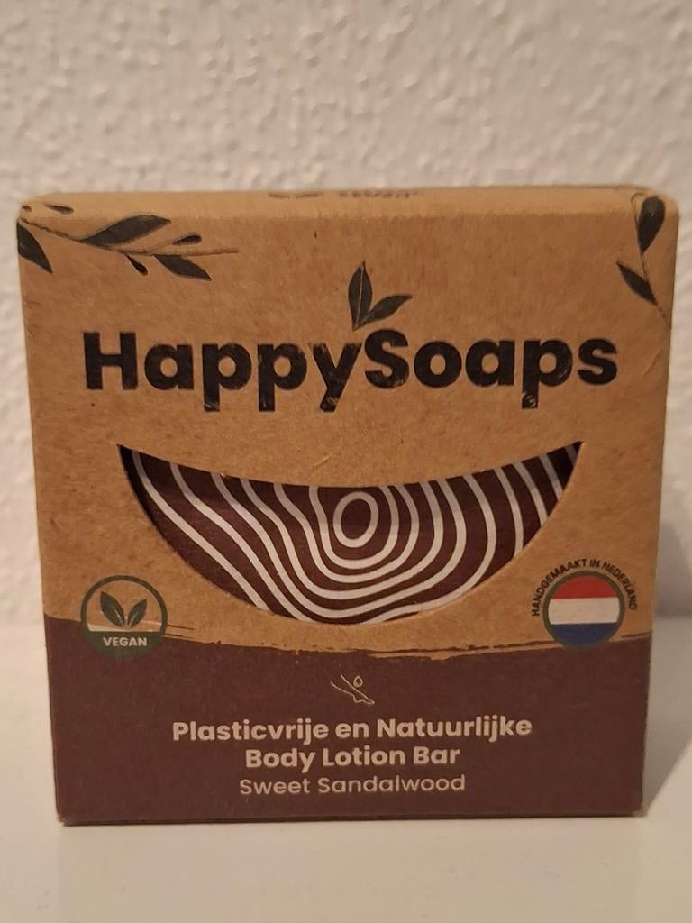 Happy Soaps Body Lotion Bar Sweet Sandalwood, Sieraden, Tassen en Uiterlijk, Uiterlijk | Lichaamsverzorging, Ophalen of Verzenden