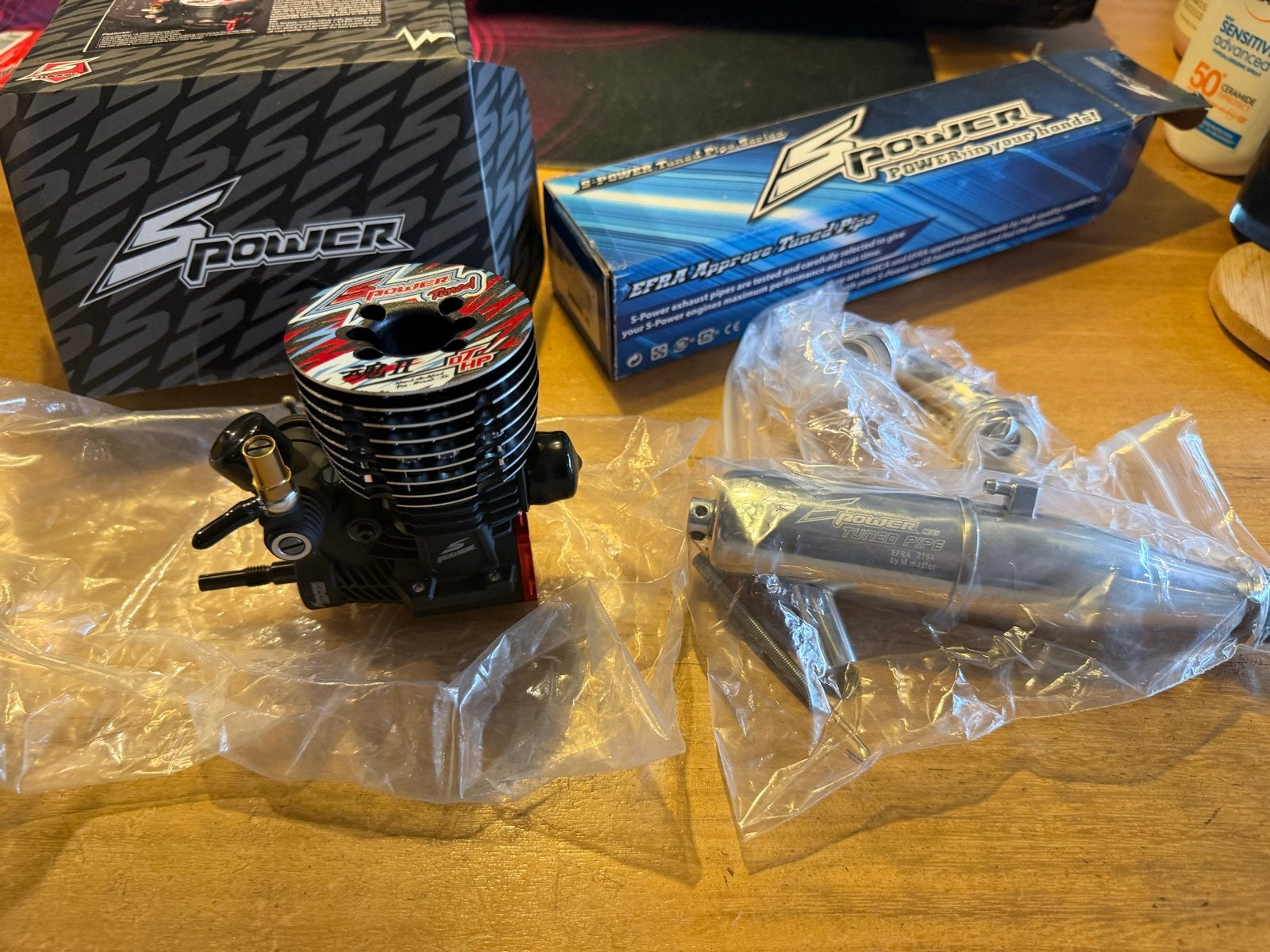 Nieuwe Spower B7HP soul 2  met Spower uitlaat MK2194, Nieuw, Ophalen of Verzenden, Onderdeel, Nitro