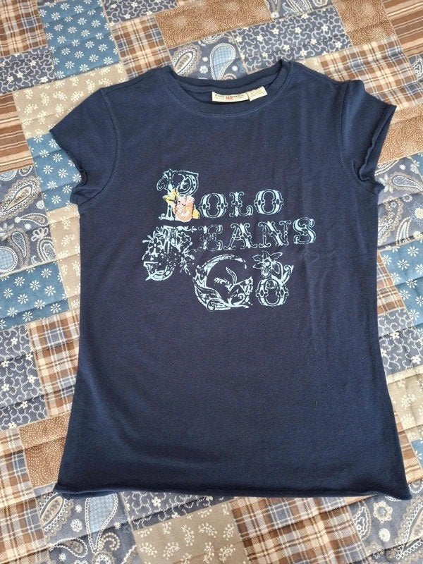 Nieuw Polo Jeans Co. Ralph Lauren slim fit T-shirt. Maat S, Kleding | Dames, Blauw, Nieuw, Ophalen of Verzenden, Korte mouw