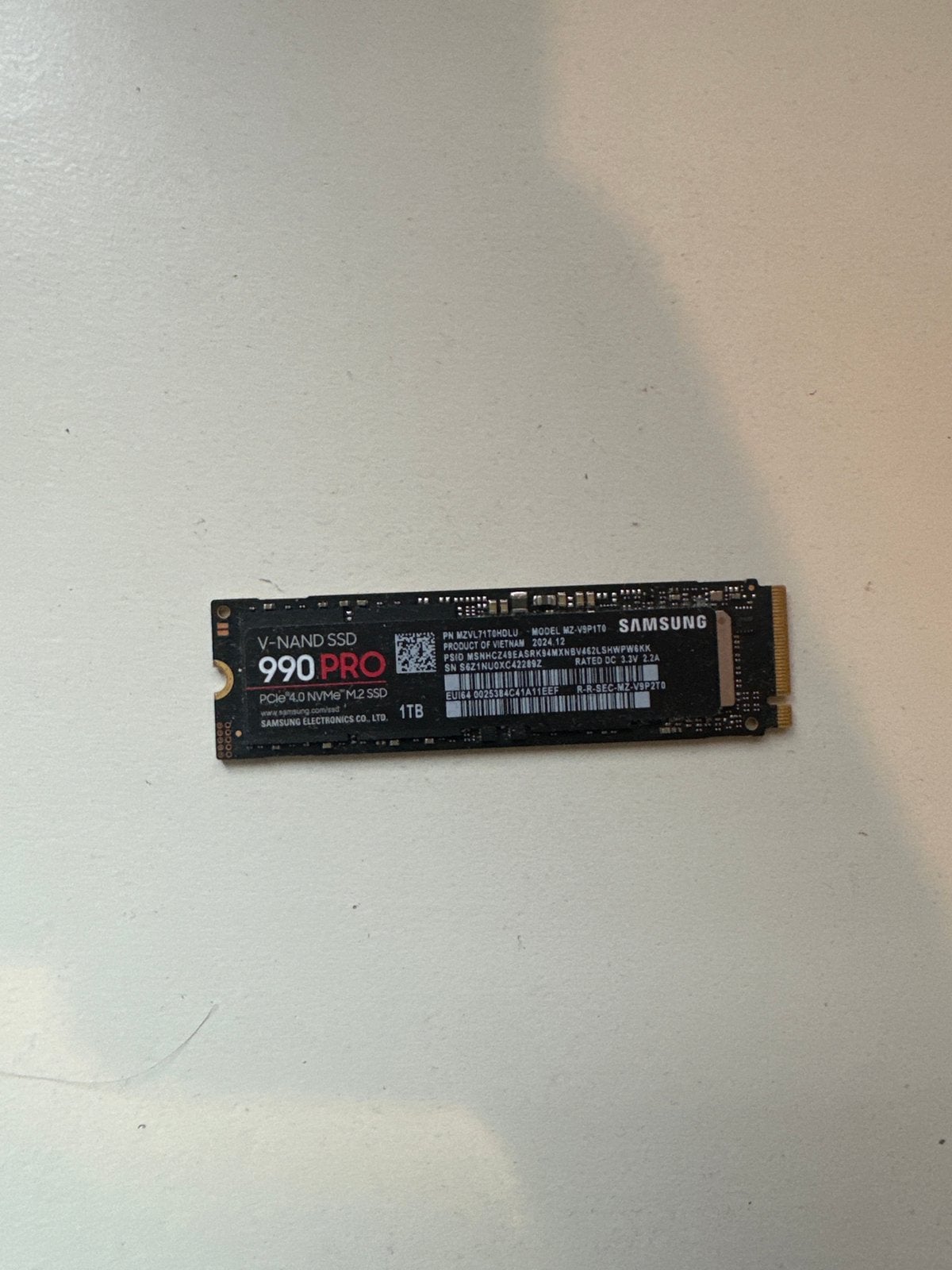 Samsung 990 PRO 1TB, Computers en Software, Intern, Chomi., Ophalen of Verzenden, Zo goed als nieuw
