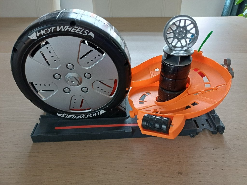 Hot Wheels Bandenshop-city Downtown, Ophalen of Verzenden, Gebruikt