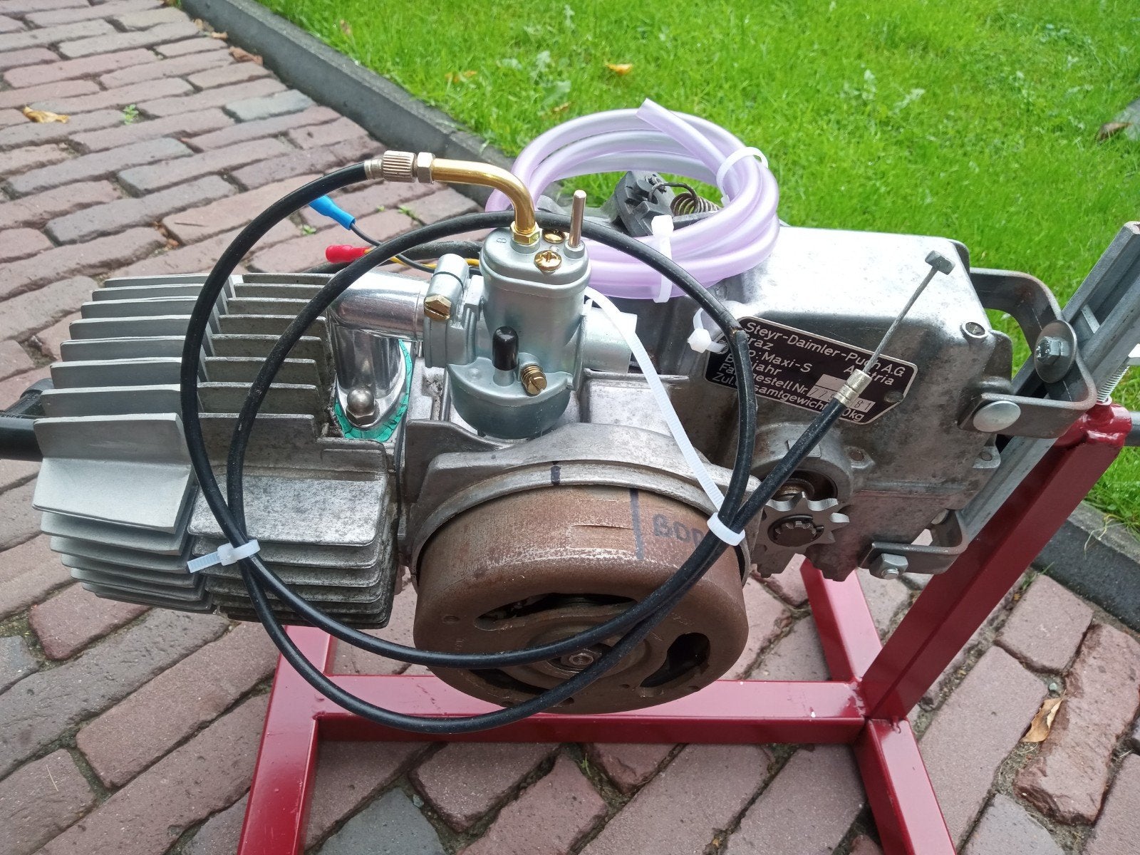 Puch E50 motorblok compleet en lopend, Fietsen en Brommers, Ophalen, Gebruikt, Carburateur