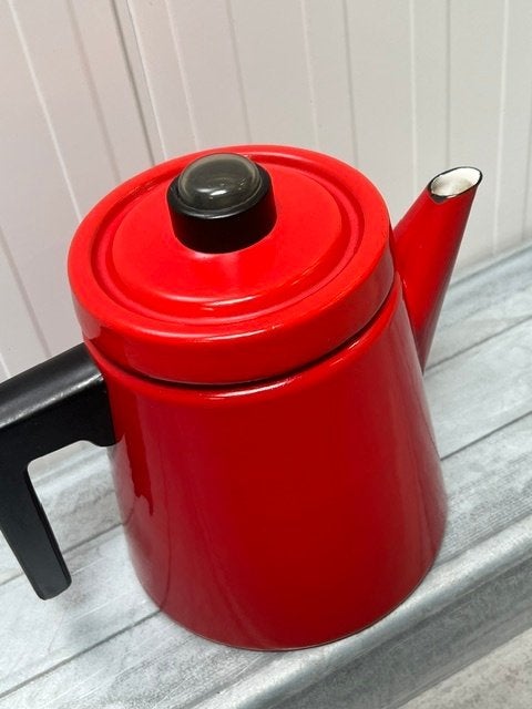 Finel Pehtoori theepot Antti Nurmesniemi design vintage 1957, Theepot/fluitketel, Gebruikt, ., Ophalen of Verzenden