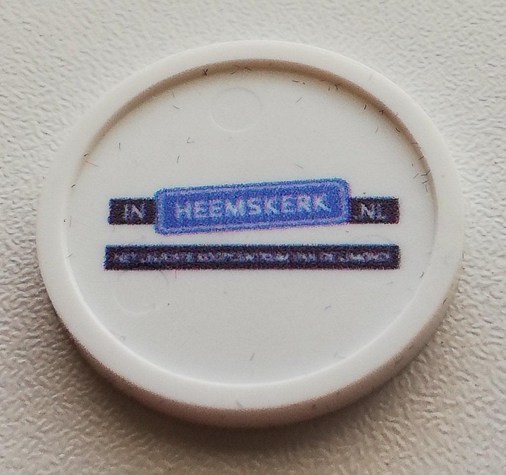 Winkelwagenmuntje koopcentrum IJmond Heemskerk, Ophalen of Verzenden