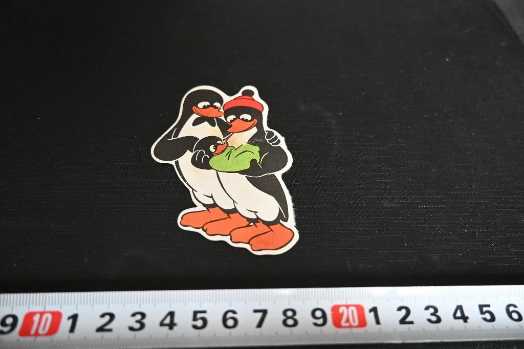 sticker Frisdrank RAAK Pinquin gezin GX7452, Ophalen, Zo goed als nieuw