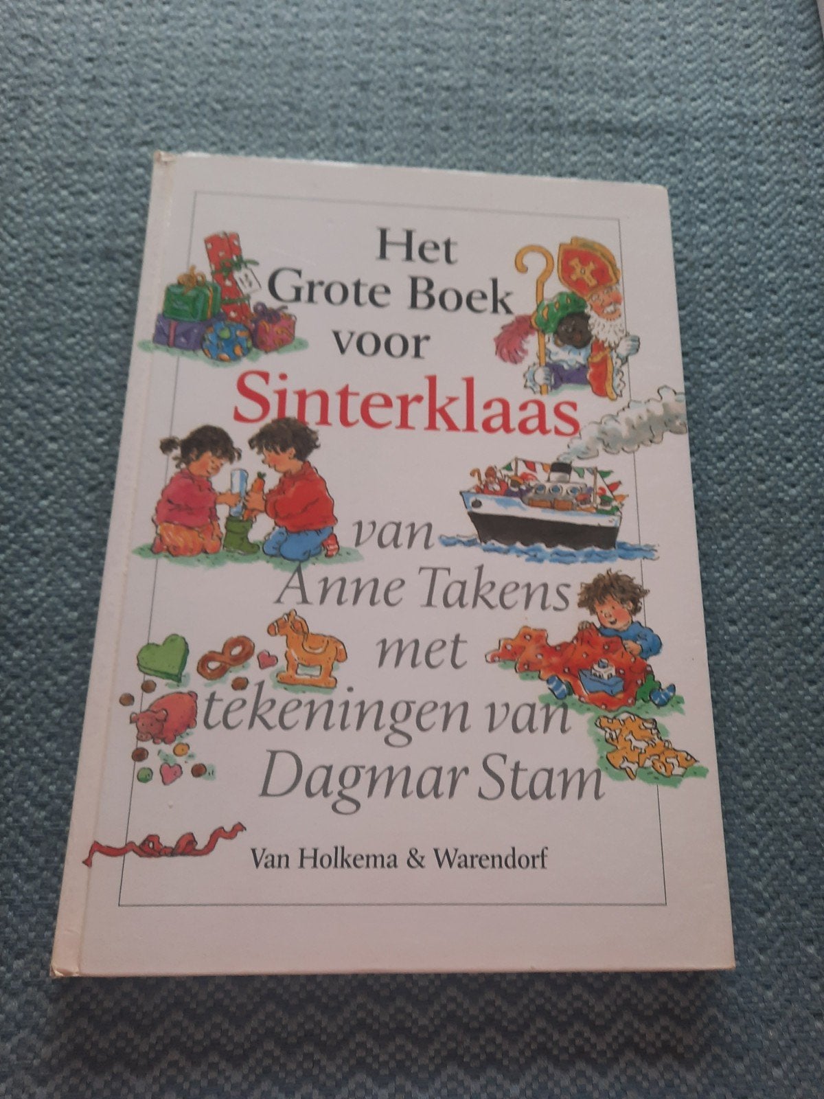 Het Grote Boek voor Kerstmis / Sinterklaas - Omkeerboek, Ophalen of Verzenden, Zo goed als nieuw, Anne Takens, Fictie algemeen