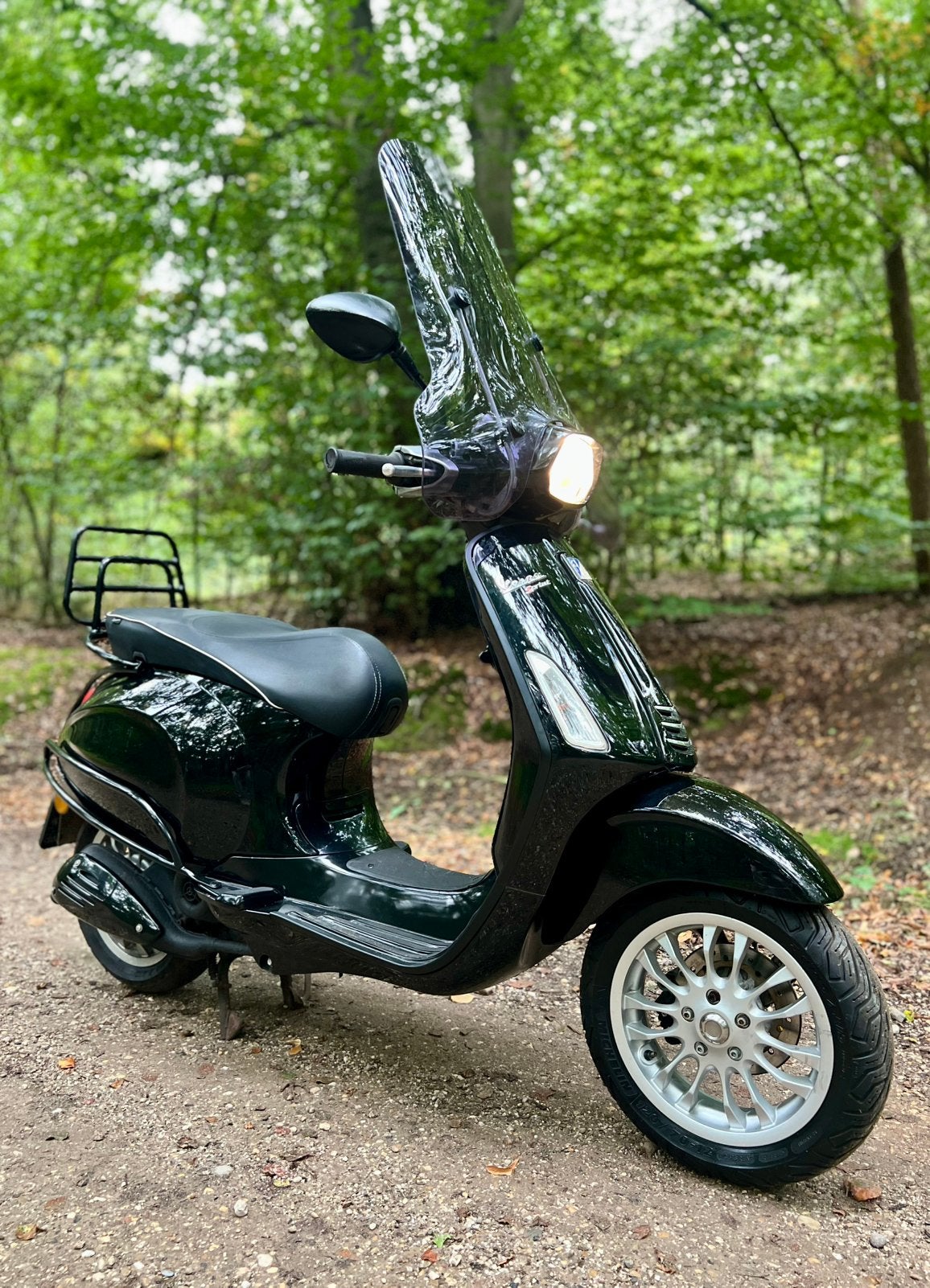 Vespa Sprint 2017 | 50cc | 4T 2V | Black on Black, Ophalen, Gebruikt, Benzine, 50 cc