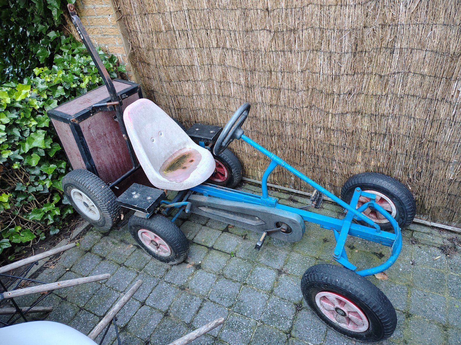 Skelter met kar, Ophalen of Verzenden, Gebruikt, Trapvoertuig