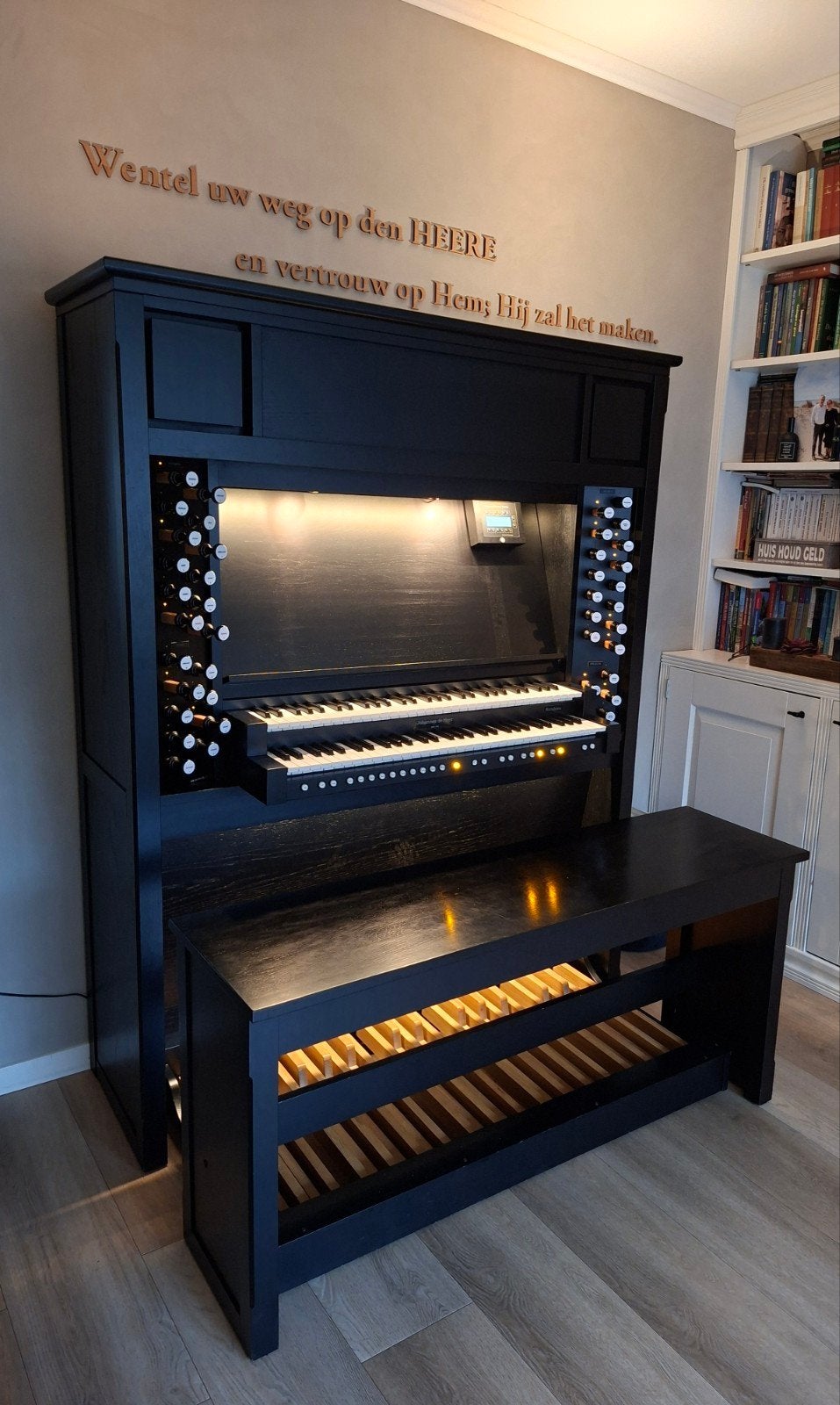 Johannes de Heer Rondeau zwart (Content Mondri), Ophalen, 2 klavieren, Orgel